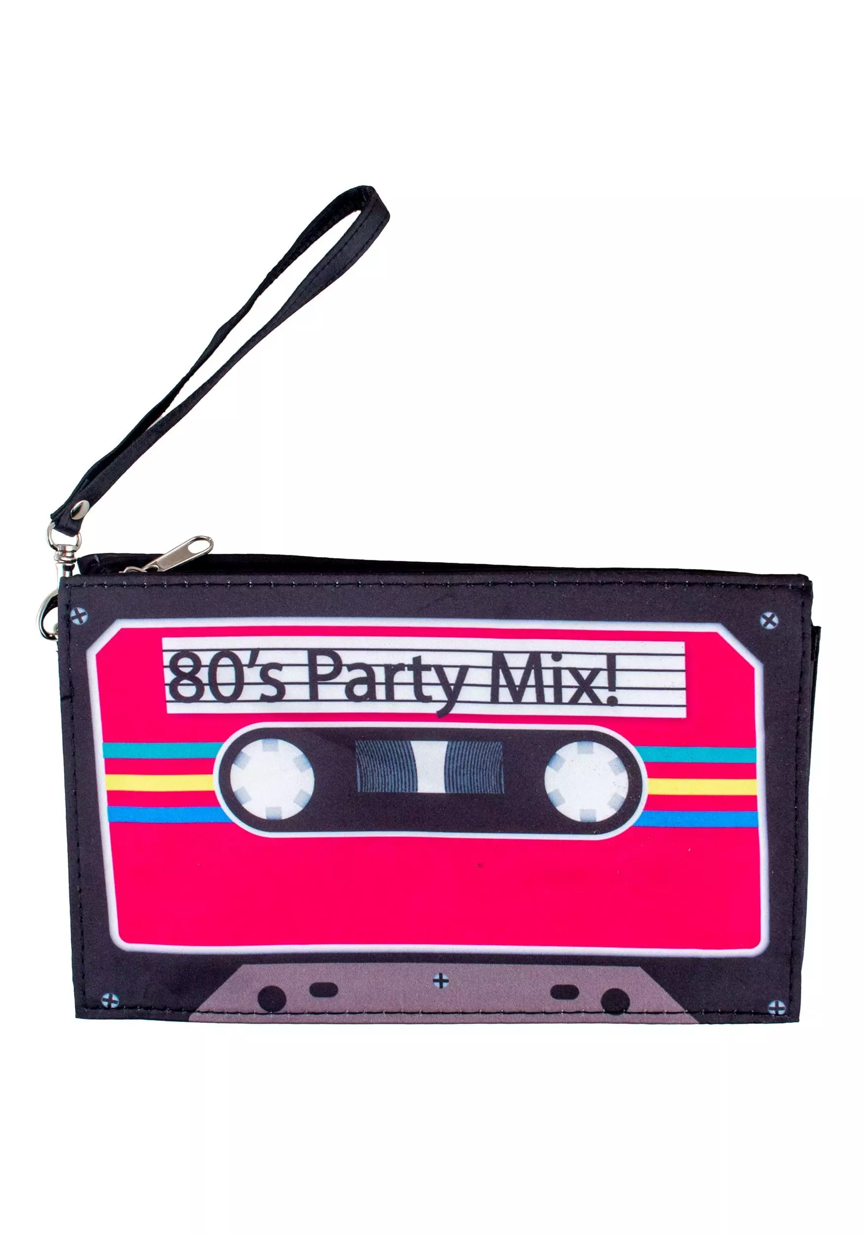 Funny Fashions '80s Cassette Party Mix Tape Wristlet