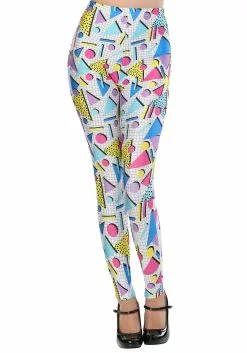 Fun Costumes Women's 80s Party Girl Leggings