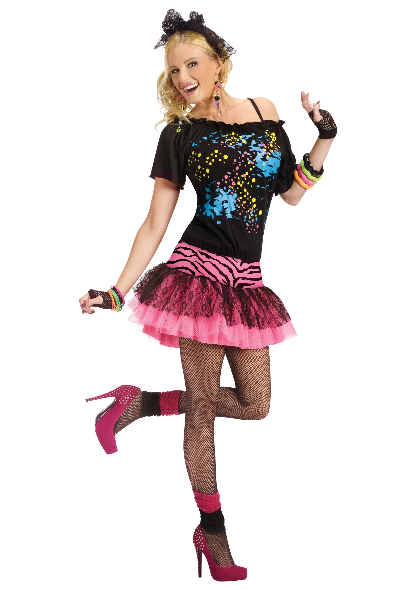 Fun World Adult 80s Pop Party Costume