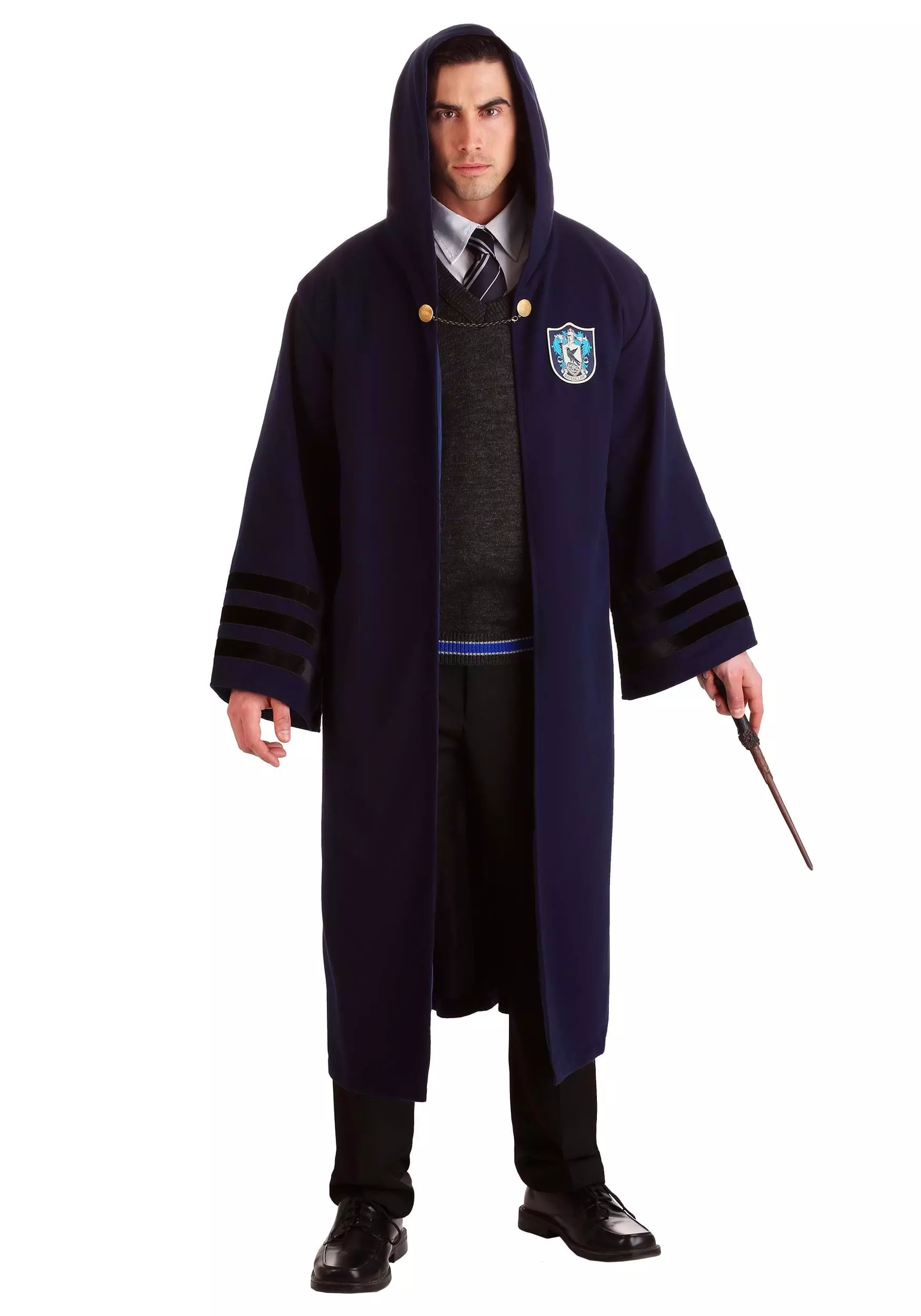 Elope Adult's Vintage Harry Potter Hogwarts Ravenclaw Robe - Image 5
