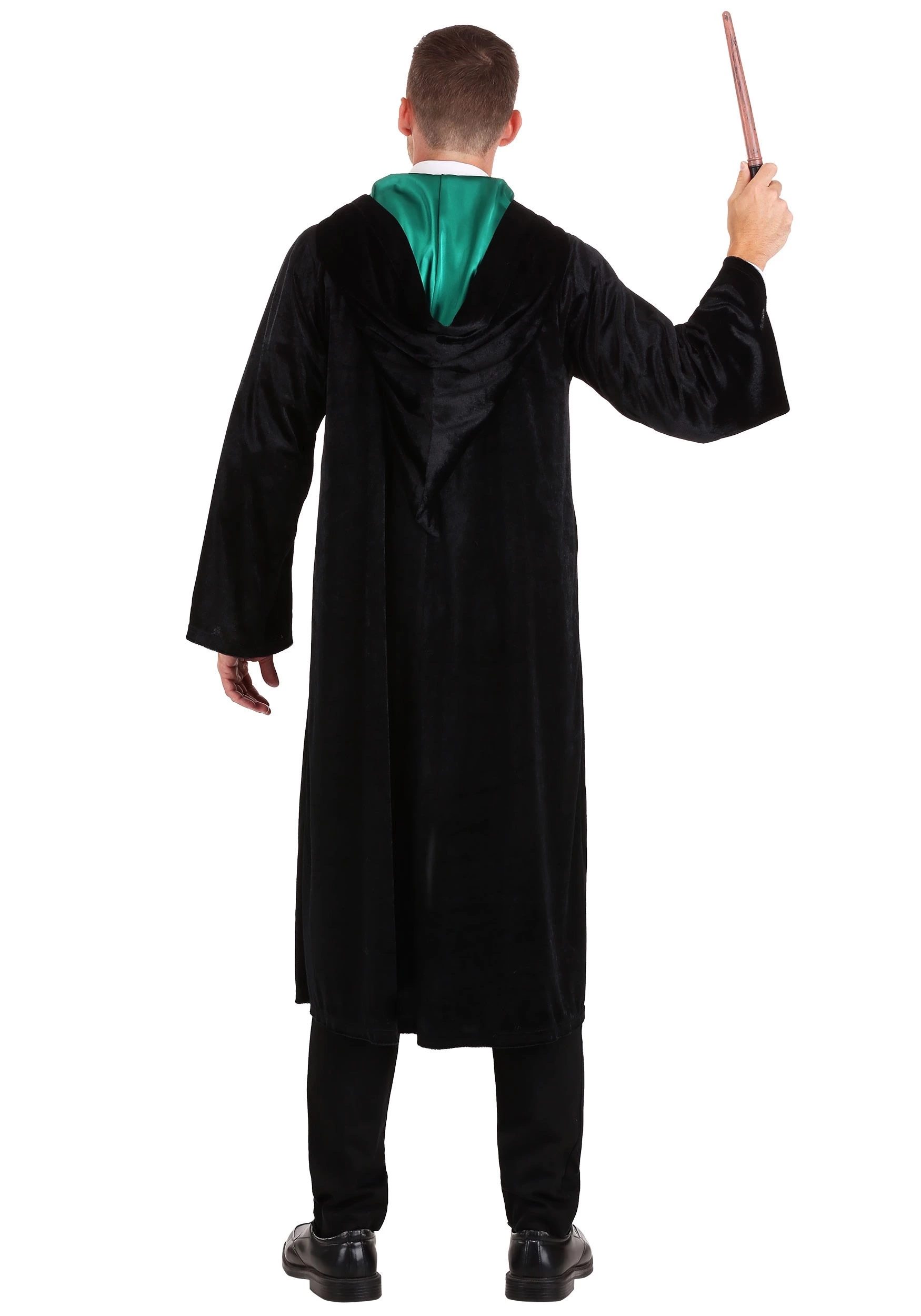 Jerry Leigh Harry Potter Deluxe Slytherin Robe Costume For Adults - Image 5