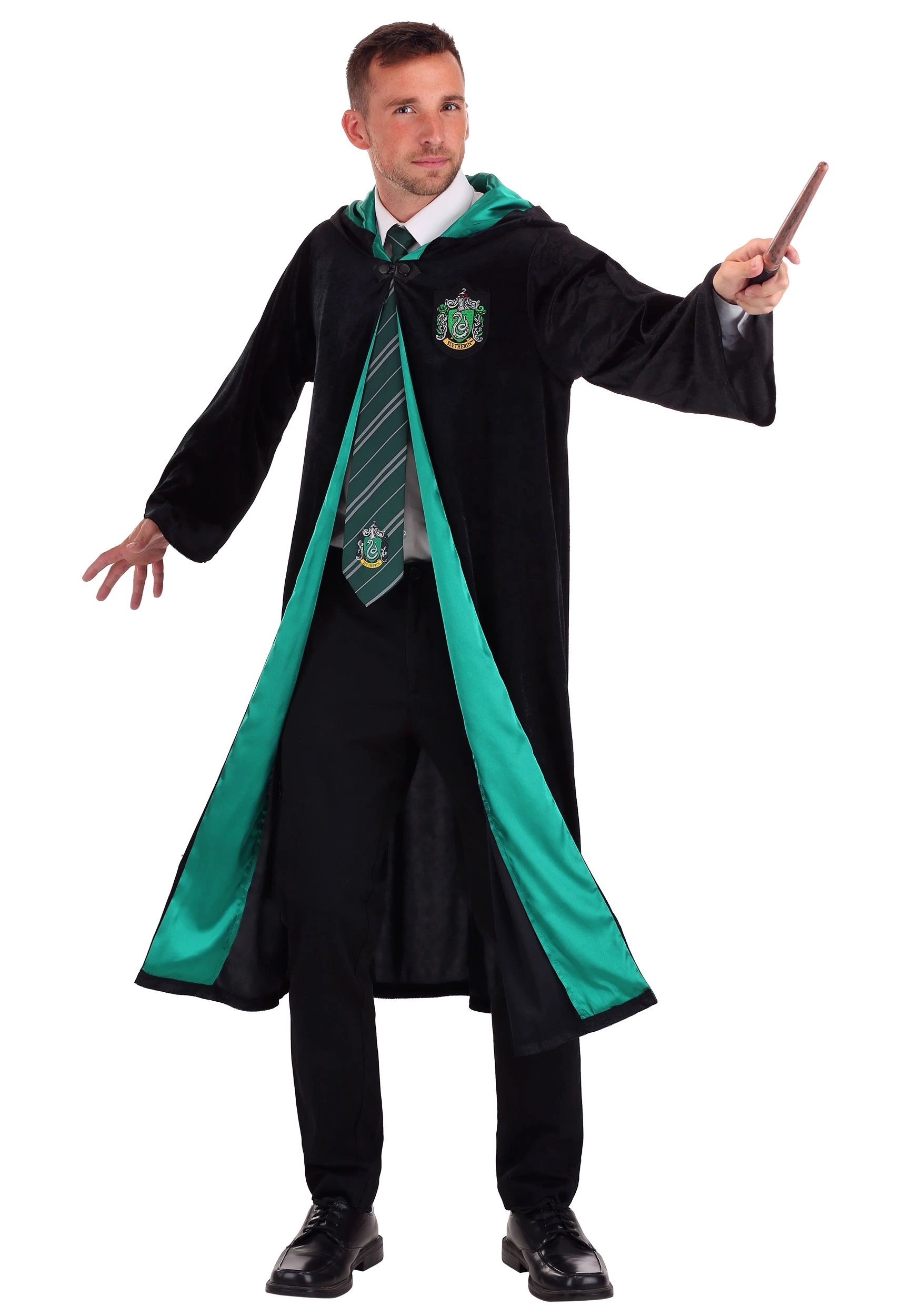 Jerry Leigh Harry Potter Deluxe Slytherin Robe Costume For Adults