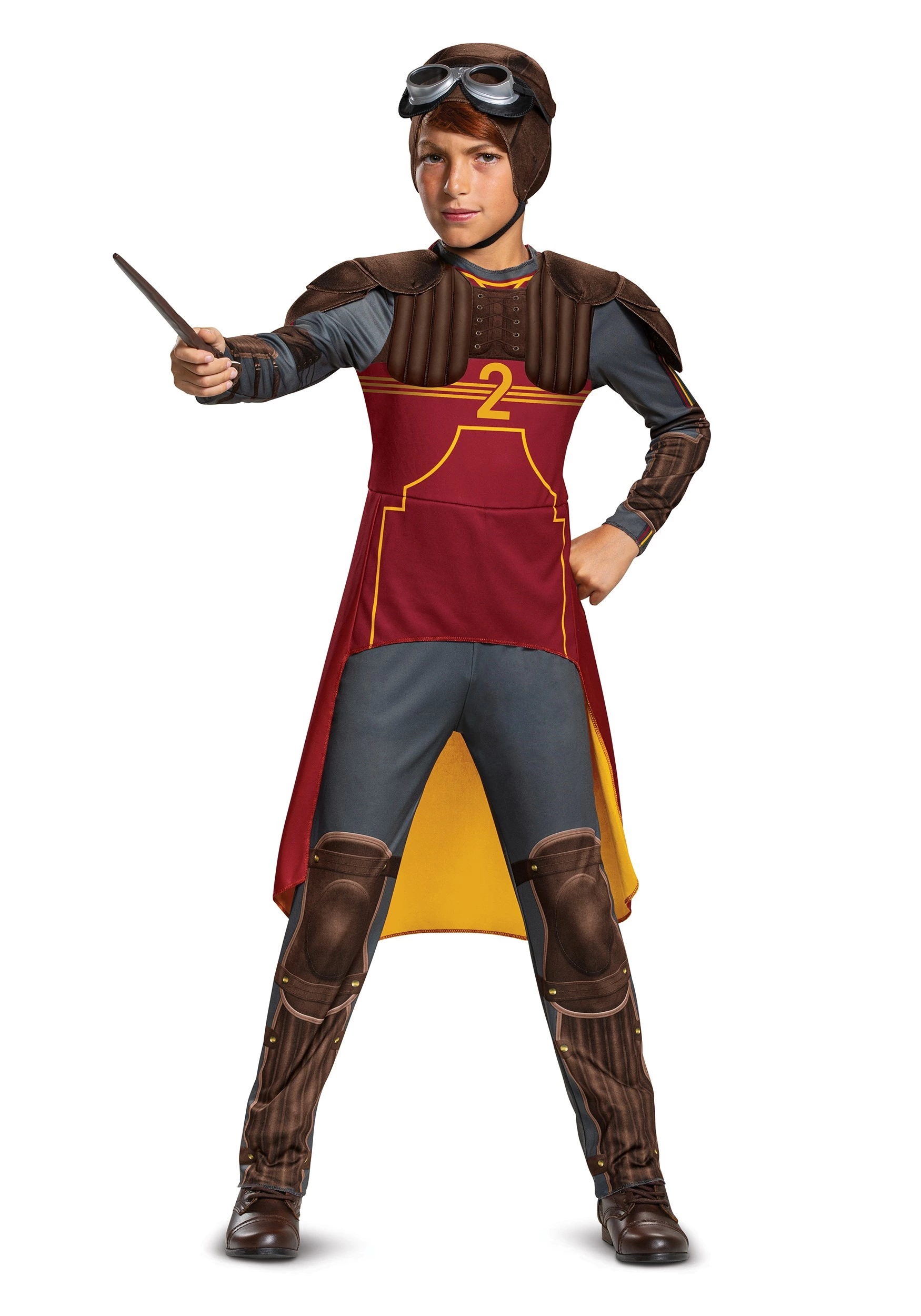 Disguise Harry Potter Kid's Deluxe Ron Weasley Quidditch Costume