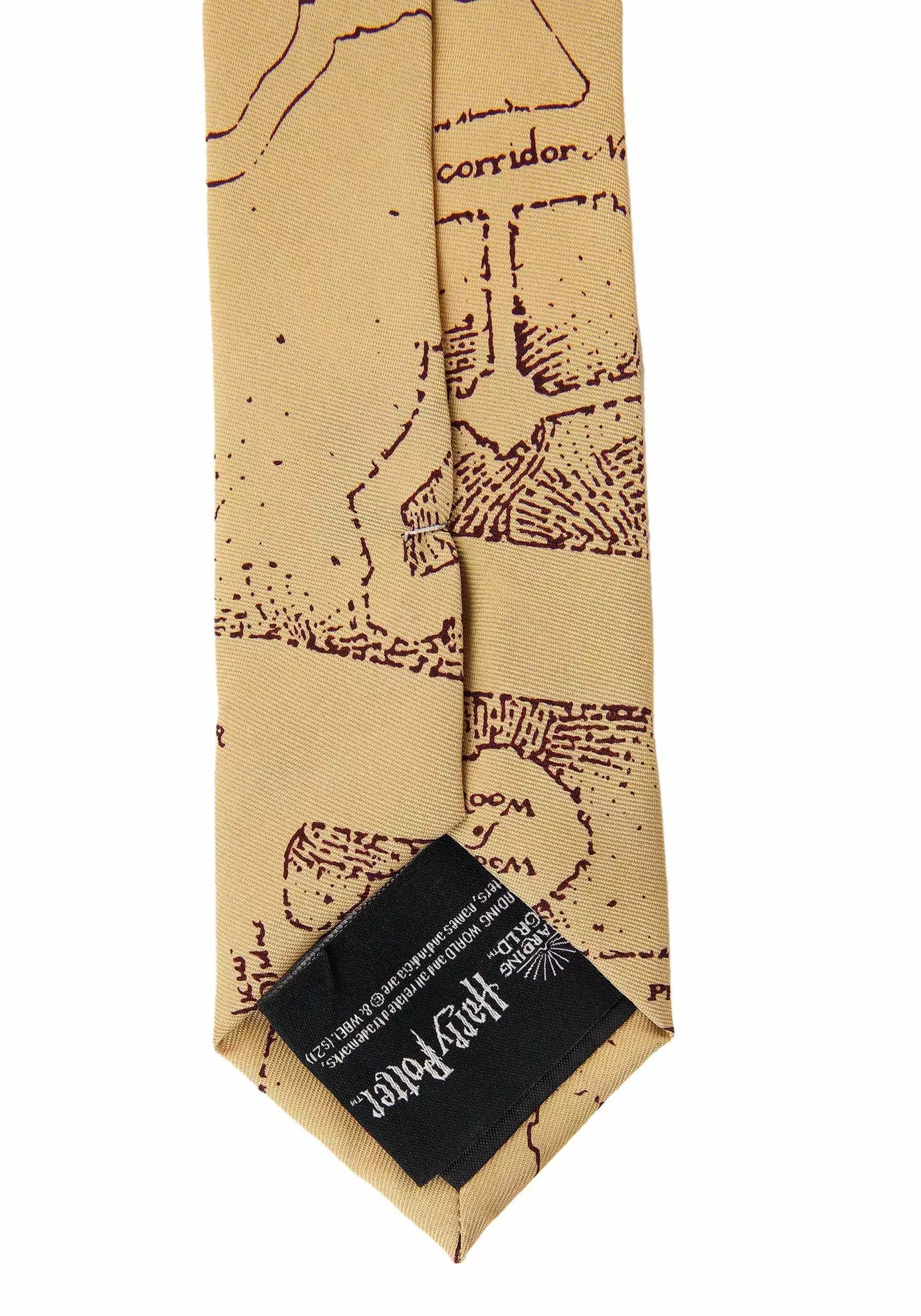 Elope Adult Marauders Map Harry Potter Necktie - Image 2