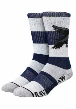 Bioworld Merchandising / Independent Sales Harry Potter Ravenclaw Rugby Stripe Crew Socks