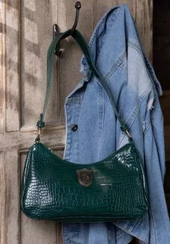 Bioworld Merchandising / Independent Sales Harry Potter Slytherin Metal Badge Shoulder Bag