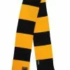 Elope Hufflepuff House Patch Striped Scarf