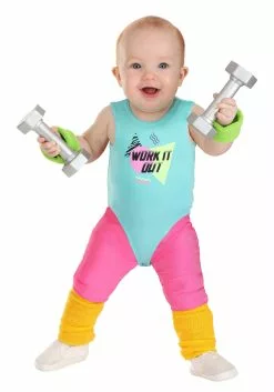 Fun Costumes Totally 80s Workout Costume For Infants