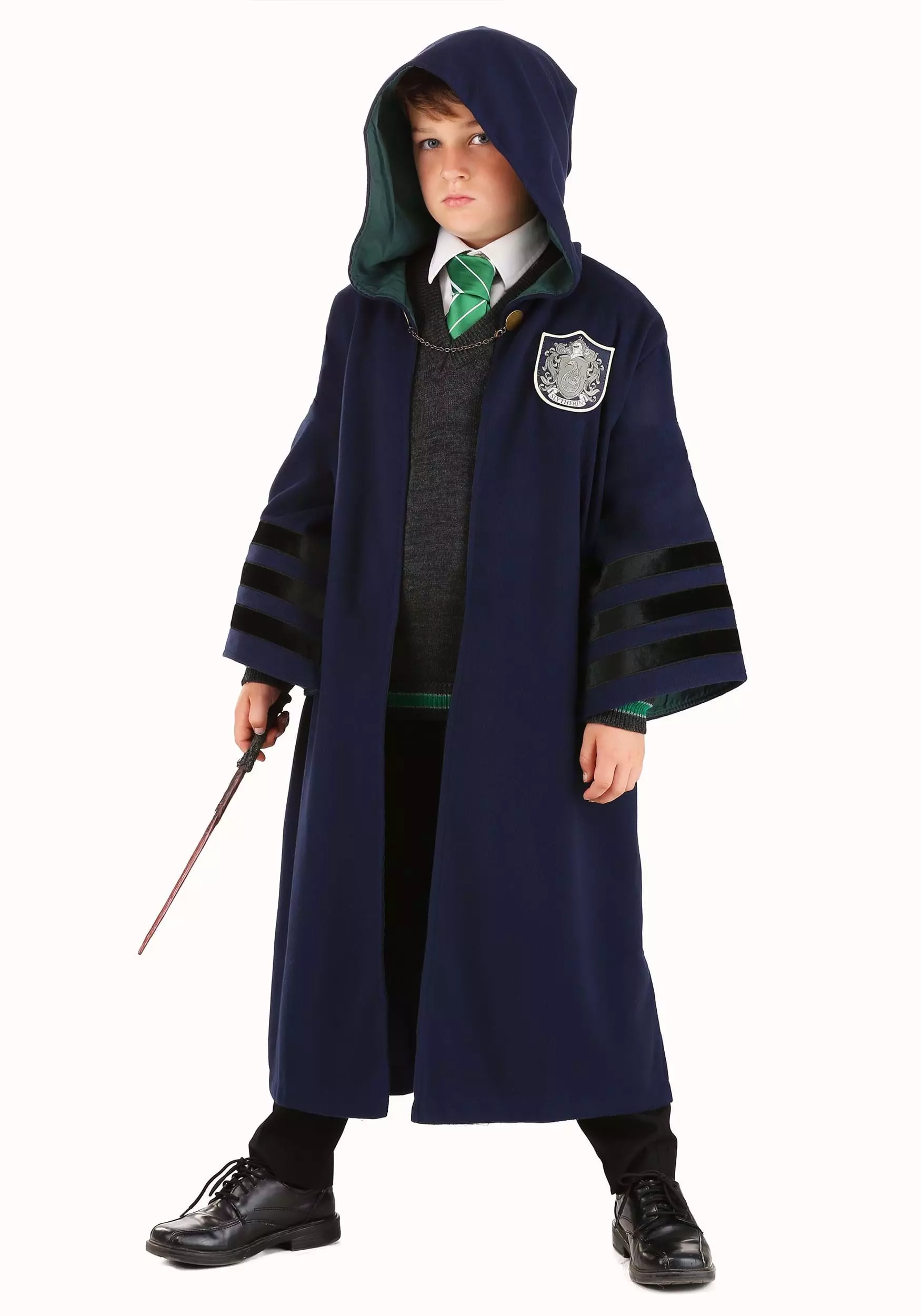 Elope Harry Potter Vintage Slytherin Robe For Children - Image 9
