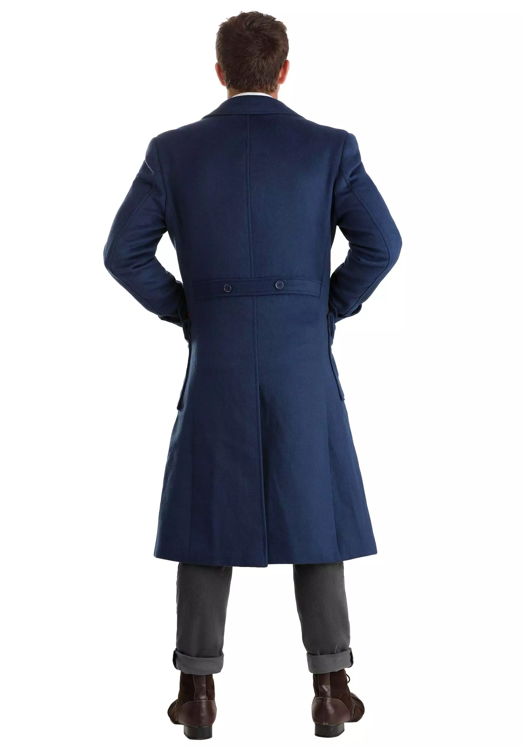 Haizhilan Garment CO., LTD Men's Newt Scamander Blue Jacket - Image 9