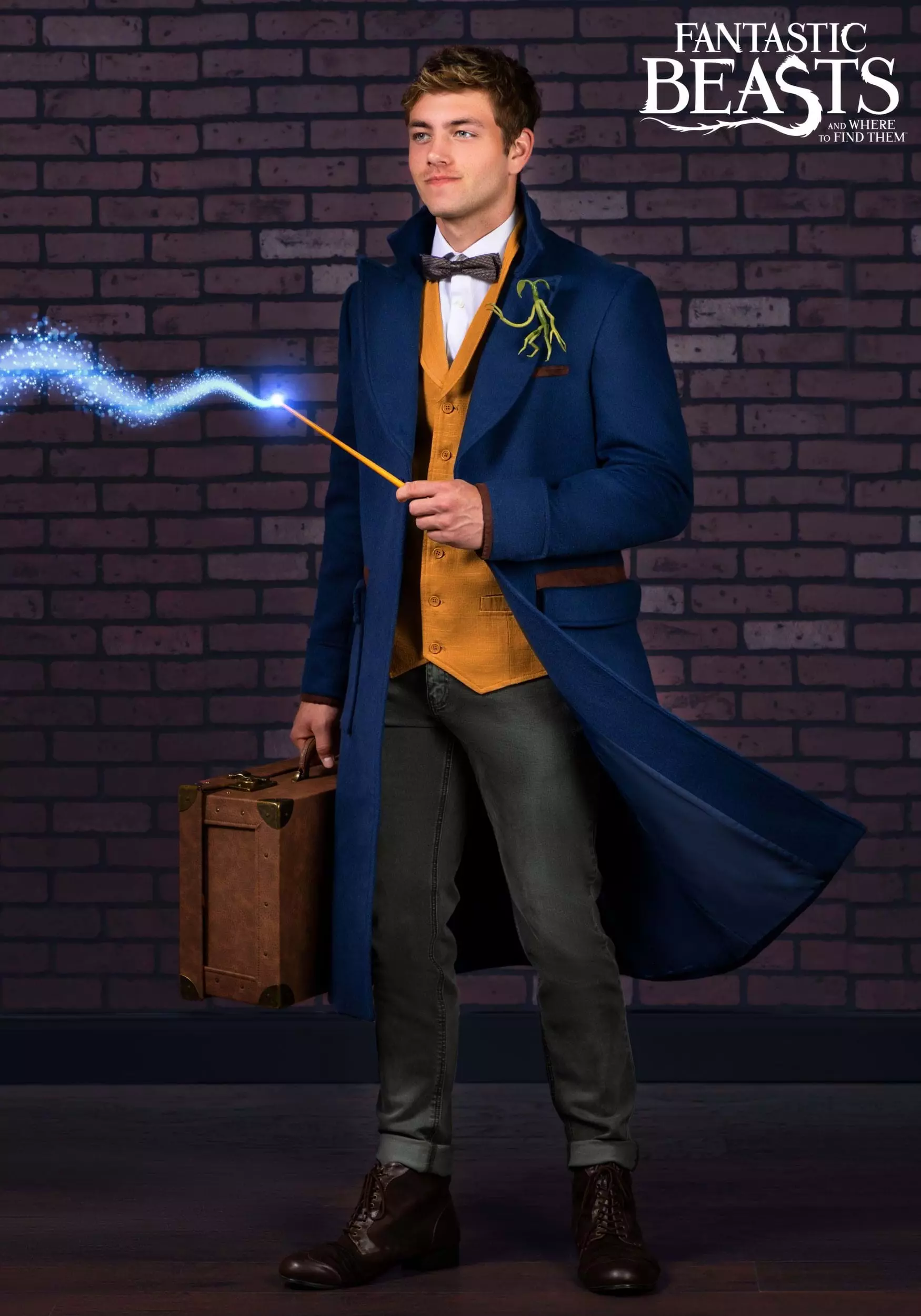 Haizhilan Garment CO., LTD Men's Newt Scamander Blue Jacket