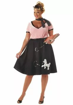 California Costume Collection Plus Size 50s Sweetheart Costume