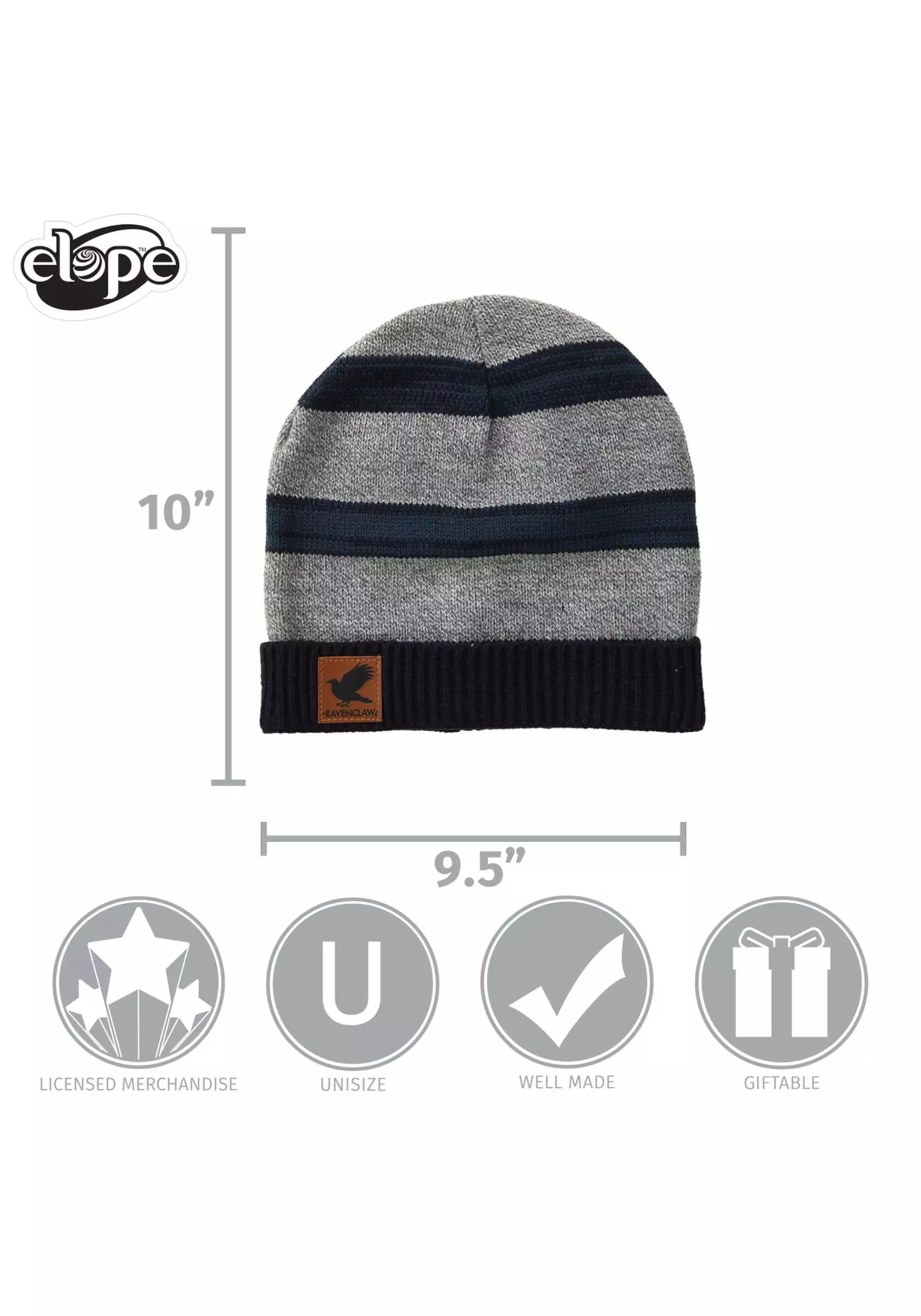 Elope Heathered Knit Beanie Ravenclaw - Image 5
