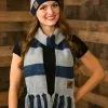 Elope Heathered Knit Beanie Ravenclaw