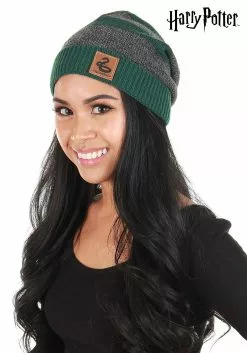 Elope Slytherin Heathered Knit Warm Beanie
