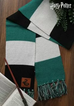 Elope Harry Potter Slytherin House Patch Striped Scarf