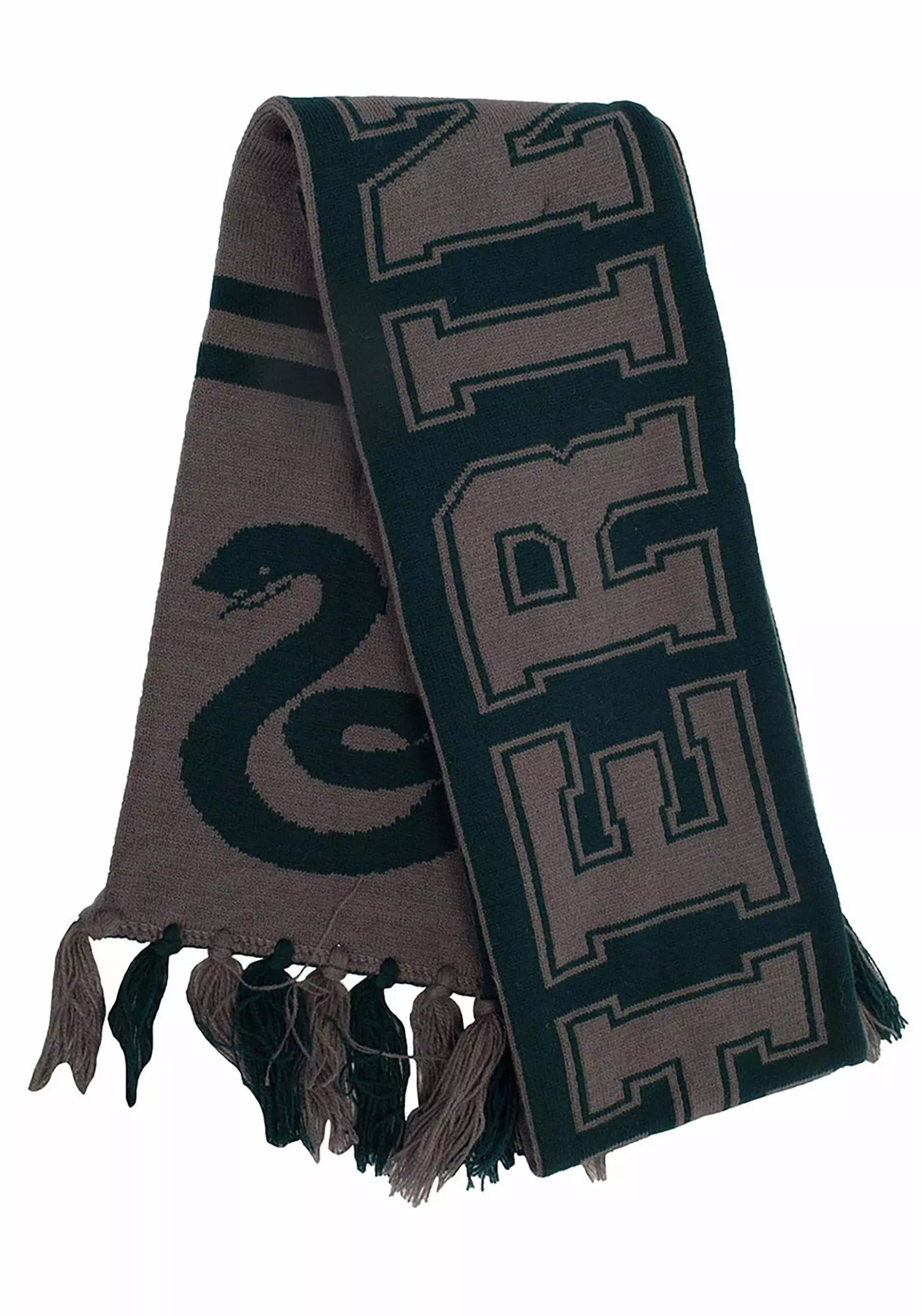 Elope Slytherin Reversible Winter Knit Scarf - Image 2