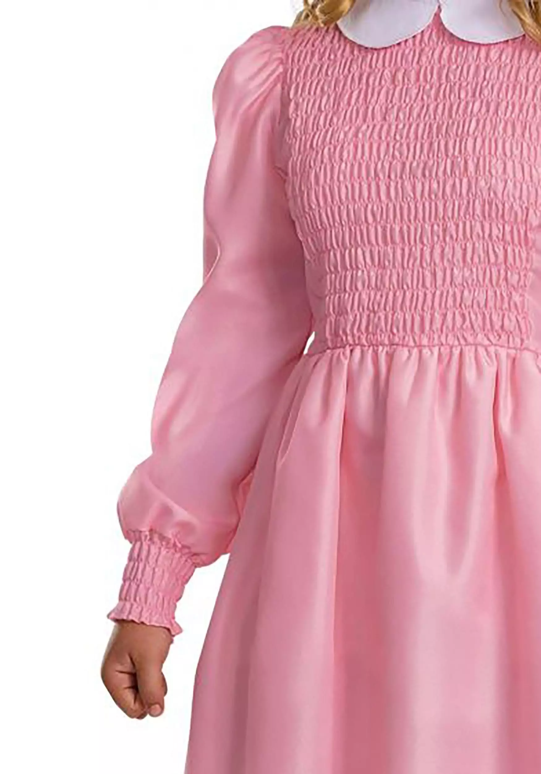 Disguise Stranger Things Classic Pink Dress Eleven Tween Costume - Image 4