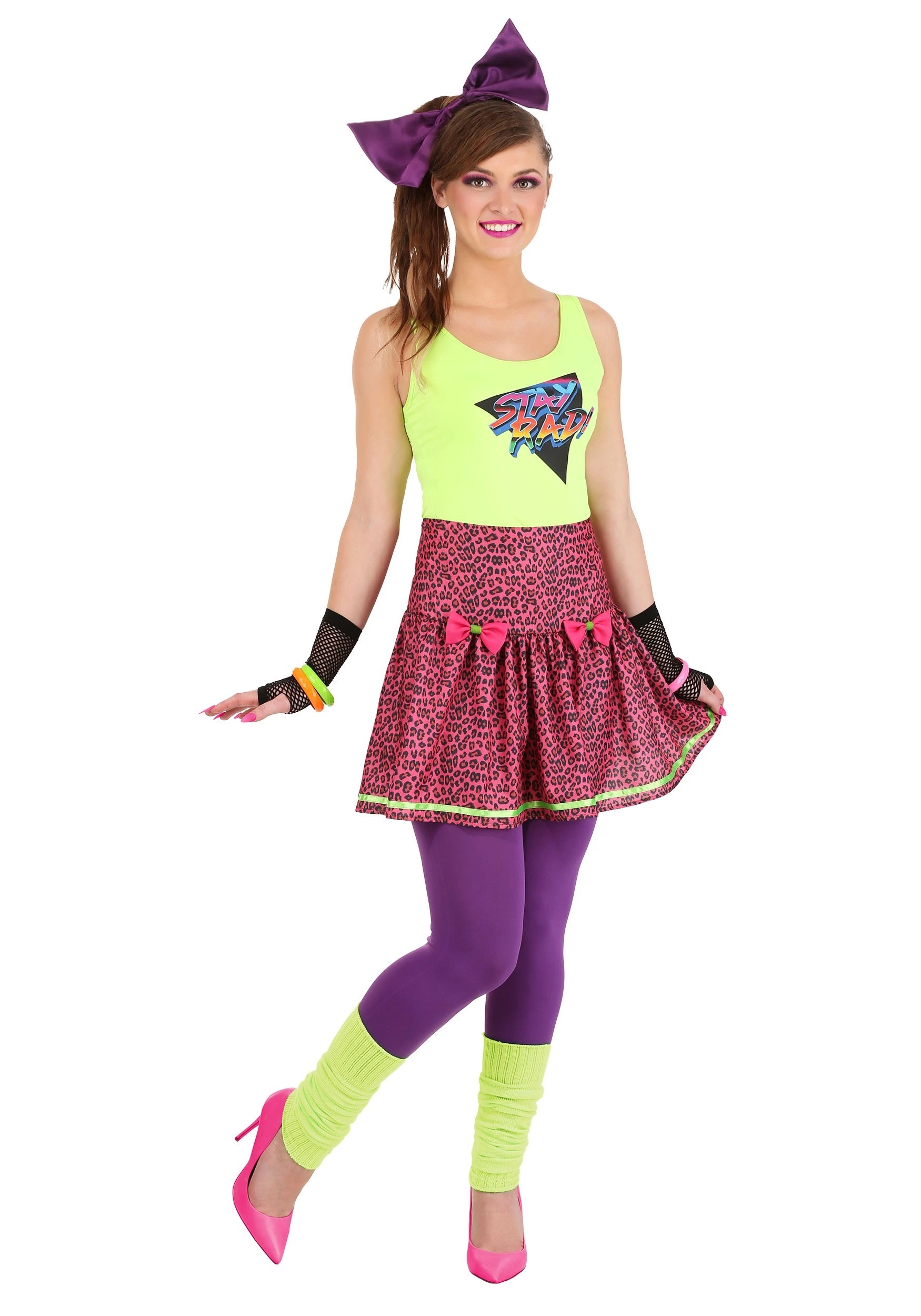 Fun Costumes Women's 80s Rad Costume - Image 3