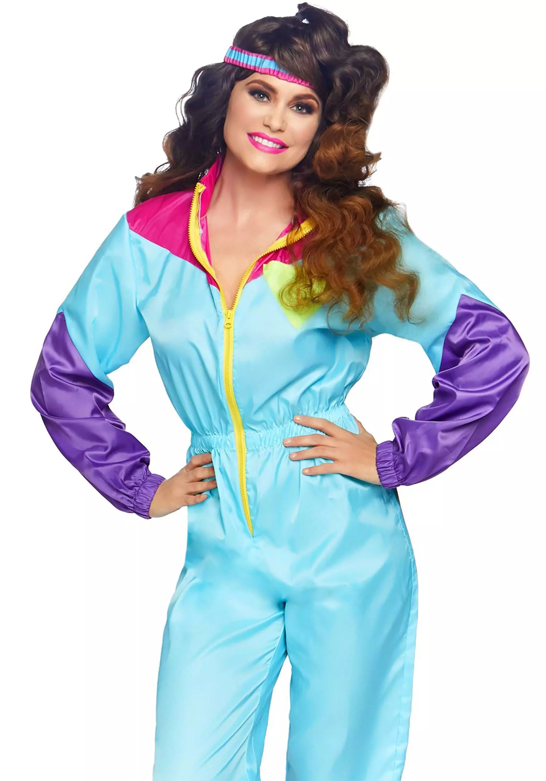 LEG AVENUE Womens Awesome 80s Ski Suit Costume - Image 2
