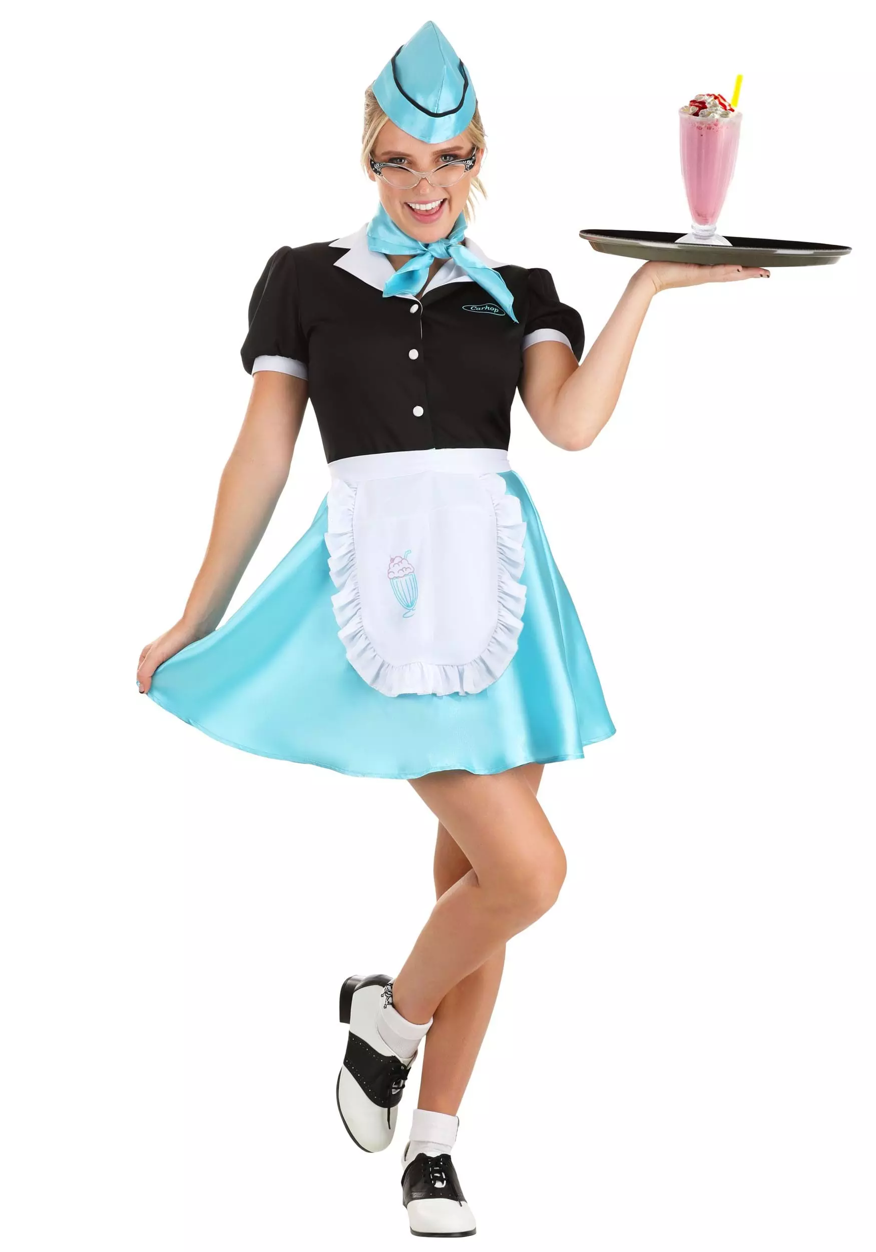 Fun Costumes Car Hop Waitress Costume For Women