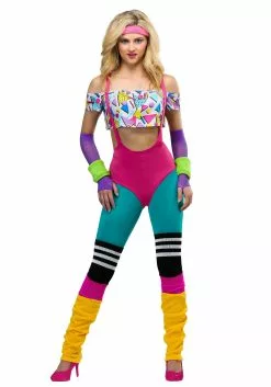 Fun Costumes Women's Work It Out 80's Costume